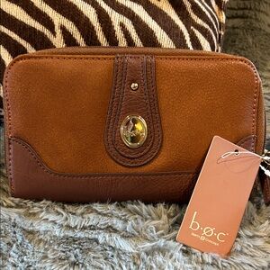 b.o.c. Tan and Brown Women's Wallet